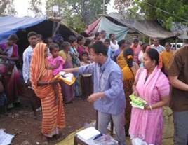 India relief work 1