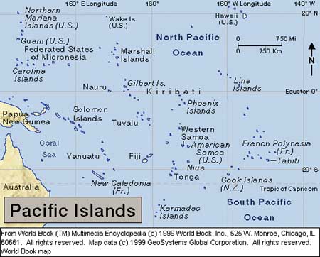 Pacific map