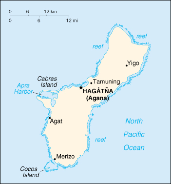 Guam map