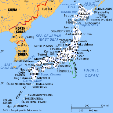 Japan map