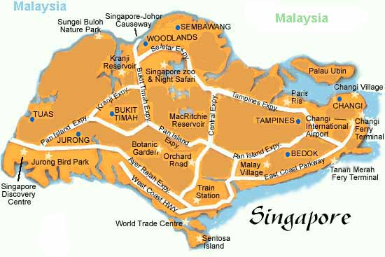 Singapore map