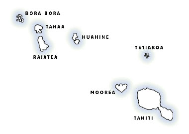 Tahiti in the world