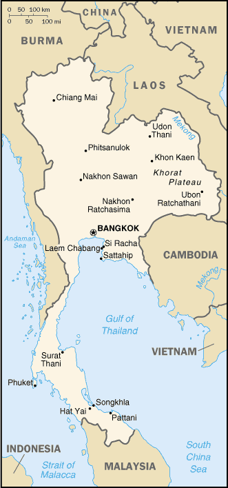 Thailand Map