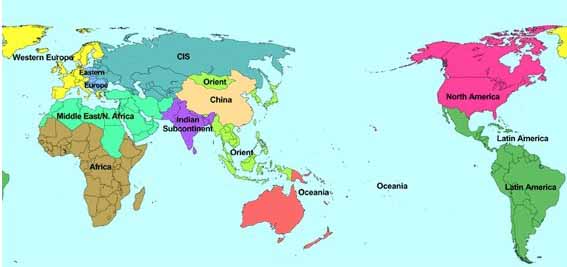 world map